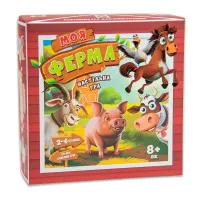 Настільна гра Strateg Моя ферма розважальна українською мовою (30435)